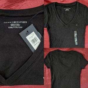 Women's V Neck- Tommy Hilfiger- Short Sleeve